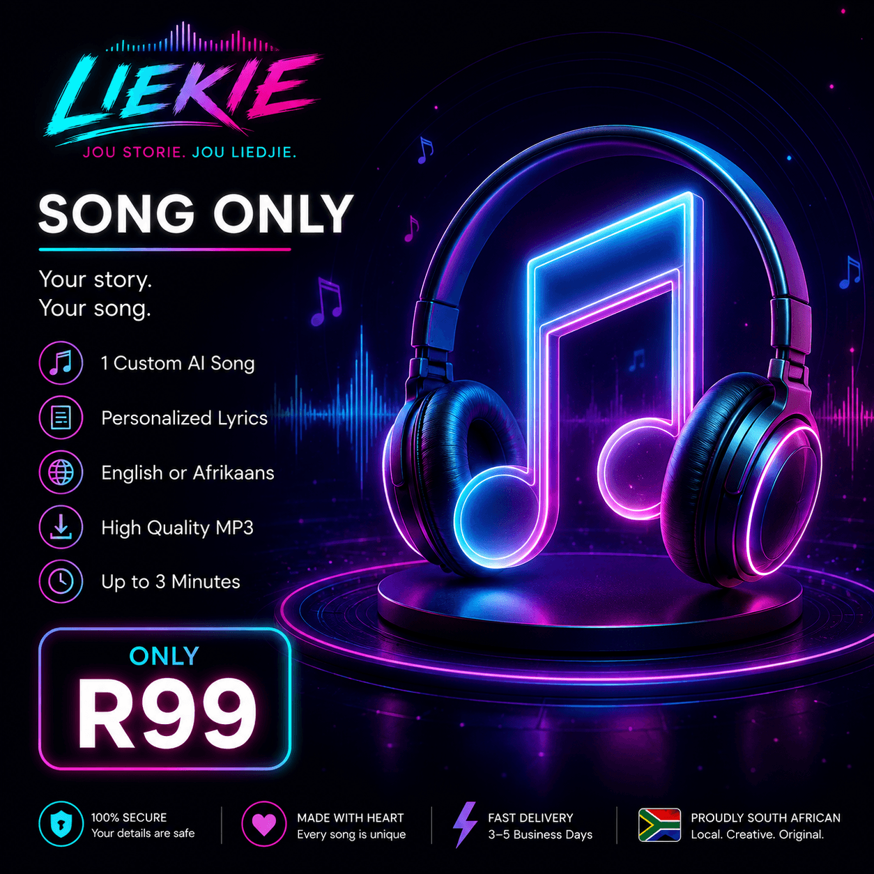 Personalized AI Song - Song Only