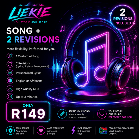 Personalized AI Song - Song + 2 Revisions